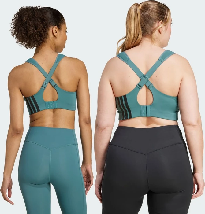 adidas TLRD Impact Training High Support Sport-BH preloved teal (Damen)