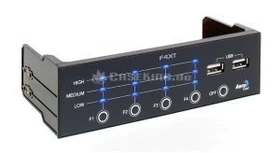 AeroCool F4XT, 5.25" Lüftersteuerung 4-Kanal