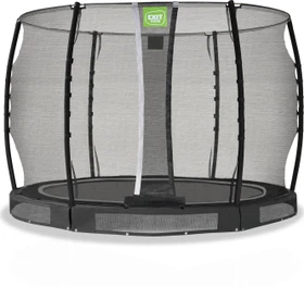 Exit Toys Allure Classic mit Sicherheitsnetz 305cm Bodentrampolin schwarz