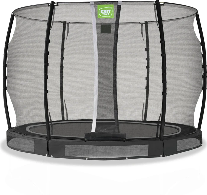 Exit Toys Allure Classic mit Sicherheitsnetz 305cm Bodentrampolin schwarz