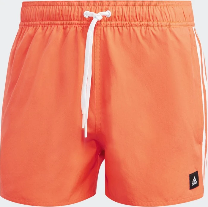 adidas 3-Streifen CLX Badeshorts app solar red/white (Herren)