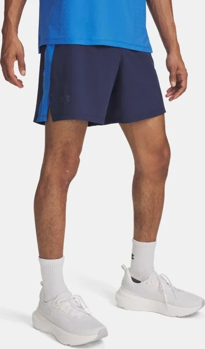 Under Armour Launch Elite Hose kurz washed navy/blue atlantis/reflective (Herren)
