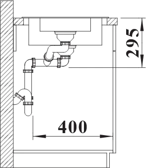 Blanco Tipo II 6 S Einbau Becken reversibel mit Ablauffernbedienung edelstahl inkl. Zubehör