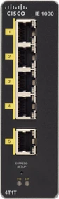 Cisco IE 1000 Industrial Railmount Smart Switch, 5x RJ-45 (IE-1000-4T1T-LM)