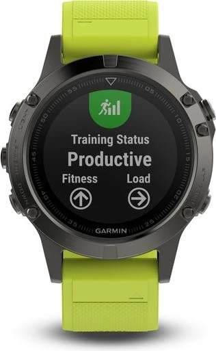 Garmin Fenix 5 grau/gelb