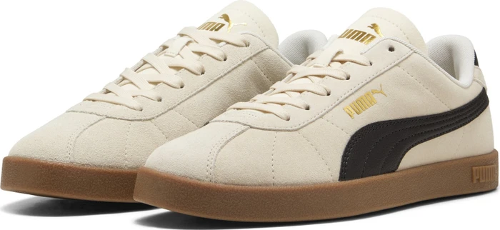Puma Club II Suede alpine snow/puma black/puma gold