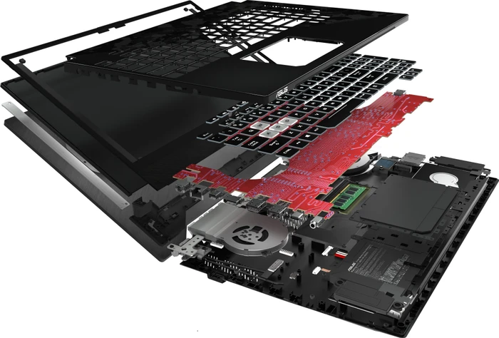 ASUS ROG Strix Scar II GL504GV-ES087T, schwarz, Core i7-8750H, 16GB RAM, 512GB SSD, GeForce RTX 2060, DE
