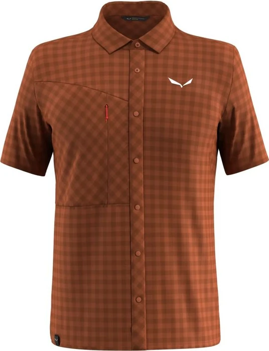 Salewa Puez Dry'Ton Hemd kurzarm bombay brown (Herren)