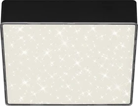 Briloner Flame Star Sternenhimmel LED Deckenleuchte 11W 15.7cm schwarz