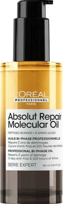 L'Oréal Professionnel Paris Serie Expert Absolut Repair Molecular Bi-Phase Oil, 90ml