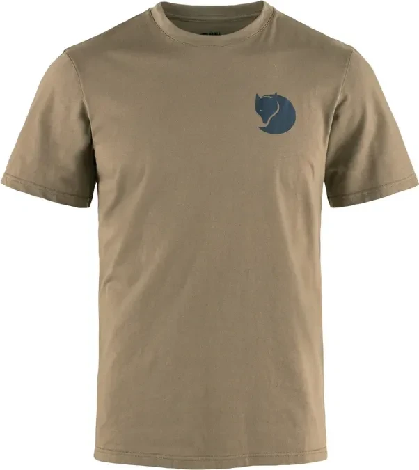 Fjällräven Walk with Nature Funktionsshirt kurzarm suede brown (Herren)