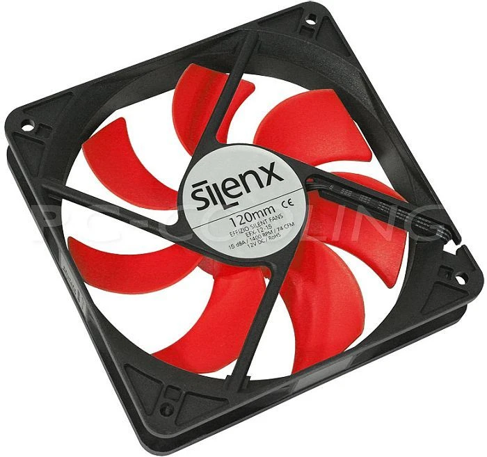 SilenX Effizio Quiet Fan Series, 1400rpm, 120mm