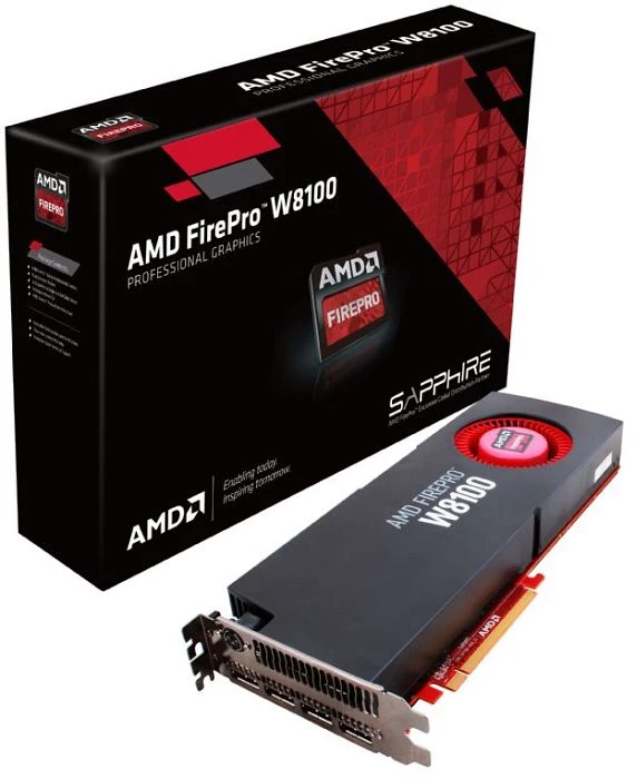 AMD FirePro W8100, 8GB GDDR5, BNC, 4x DP