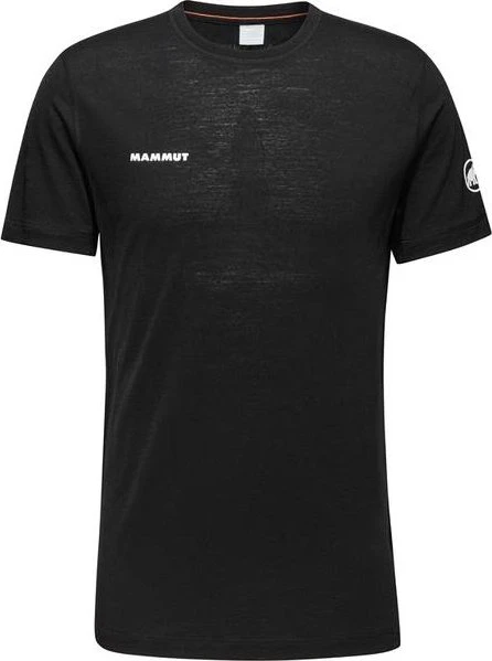 Mammut Tree Wool FL Funktionsshirt kurzarm schwarz (Herren)