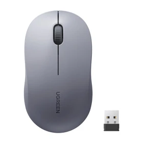 Ugreen M331 Wireless Multi-Mode Mouse, grau/schwarz, USB/Bluetooth (65627)