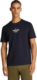 Tommy Hilfiger Roundneck Logo T-Shirt kurzarm navy blue (Herren)