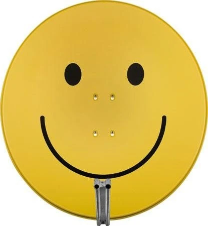 TechniSat Satman 850 Plus gelb Smiley inkl. LNB-Halterung