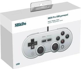 8BitDo SN30 Pro USB Gamepad grau (Switch/PC)