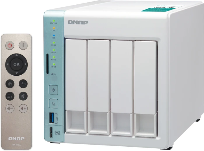 QNAP Turbo Station TS-451A-4G, 4GB RAM, 2x RJ-45 1000Base-T, 3x USB 3.0