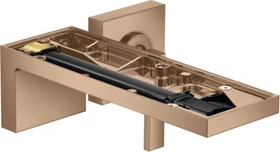 Hansgrohe Axor MyEdition Waschbeckenarmatur für Wandmontage ohne Platte brushed red gold