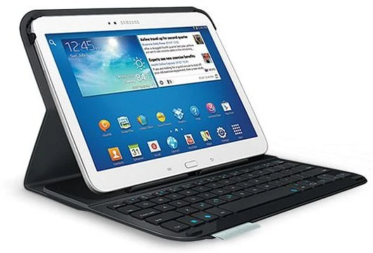 Logitech Ultrathin Keyboard Folio für Samsung Galaxy Tab 3 10.1, schwarz, UK
