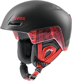 UVEX Jimm Octo+ Helm schwarz/rot matt