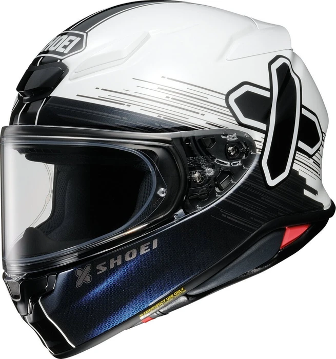 Shoei NXR2 Ideograph schwarz/weiß/blau