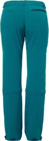 Vaude Farley Stretch Capri T-Zip II Zip-Off Hose lang green spinel (Damen)