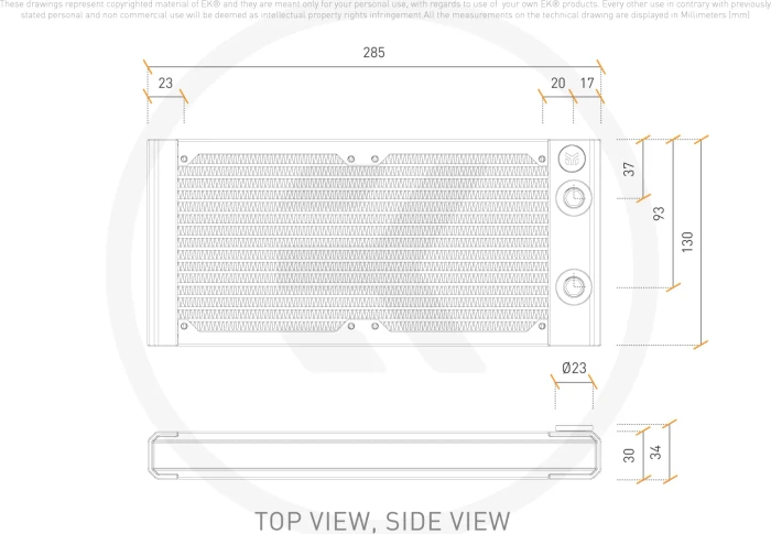 EK Water Blocks Quantum Line EK-Quantum Surface S S240 Black Edition