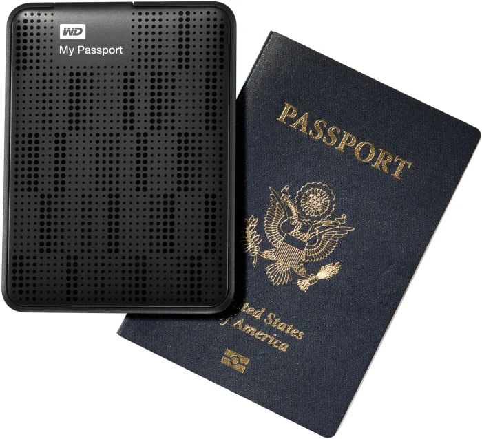 Western Digital WD My Passport schwarz 2TB, USB 3.0 Micro-B