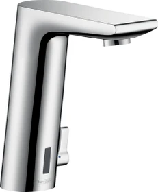 Hansgrohe Metris S elektrische Waschbeckenarmatur mit Temperaturregulierung und Batterie chrom