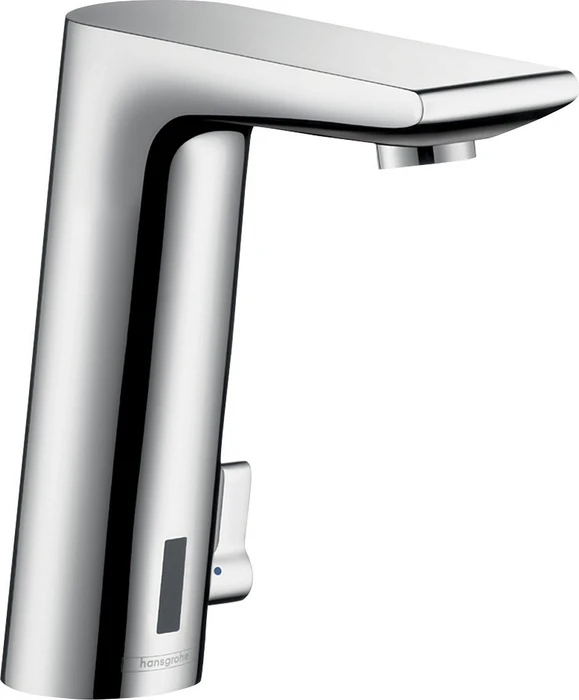 Hansgrohe Metris S elektrische Waschbeckenarmatur mit Temperaturregulierung und Batterie chrom