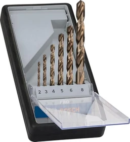 Bosch Professional Robust Line HSS-Co Spiralbohrer-Sortiment, 6-tlg.