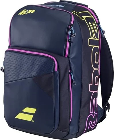 Babolat Pure Aero Rafa Tennisrucksack blau/weiß/rosa