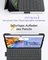 Inateck Superleicht Tastatur Hülle für iPad Air 6 11"/iPad Air 5/iPad 10/iPad Pro 11", schwarz, DE Vorschaubild