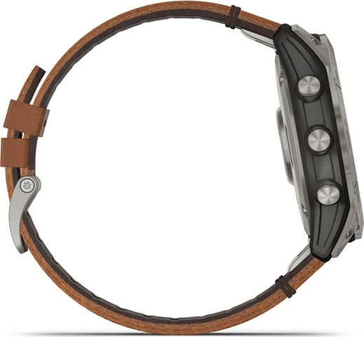 Garmin Fenix 7X Sapphire Solar titanium/chestnut