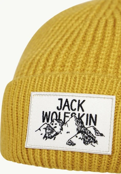 Jack Wolfskin Badge Beanie mustard