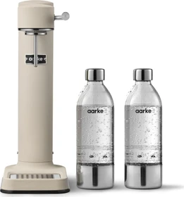 Aarke Carbonator III Trinkwassersprudler inkl. 2 Flaschen sand