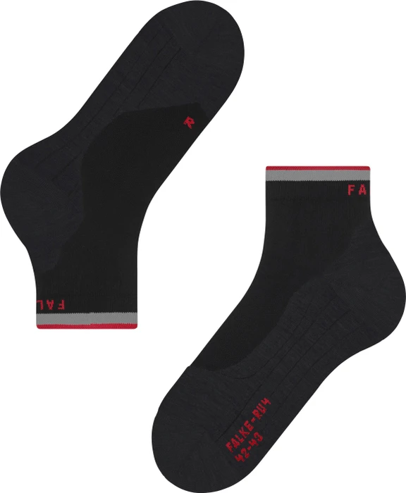 Falke RU4 Endurance Short Reflect Laufsocken schwarz (Herren)