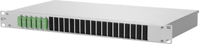 Metz Connect OpDAT fix splice LWL-Patchpanel SC-D APC Kupplungen, OS2, 6-Port, 1HE, 1HE