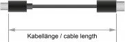 DeLOCK USB 2.0 Kabel, 2x USB-C Stecker, schwarz, 4m