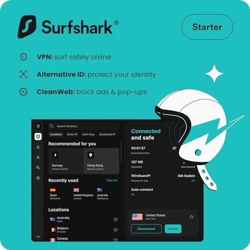 Surfshark VPN One, 1 Jahr, ESD (deutsch) (Multi-Device)