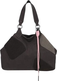 fritzi aus Preußen Izzy Medium Limited Happy Flocked Shopper soft coffee