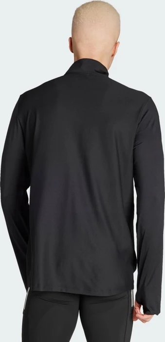 adidas Own The Run Half-Zip Laufshirt langarm schwarz (Herren)