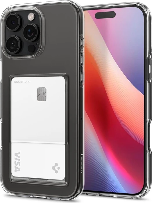Spigen Crystal Slot für Apple iPhone 16 Pro crystal clear