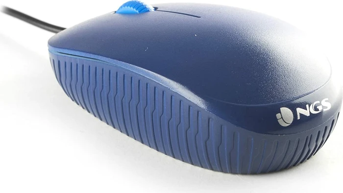 NGS Flame Wired Mouse blau, USB
