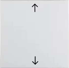 Berker S.1/B.3/B.7 Wippe mit Aufdruck Symbol Pfeile, polarweiß matt