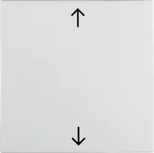 Berker S.1/B.3/B.7 Wippe mit Aufdruck Symbol Pfeile, polarweiß matt