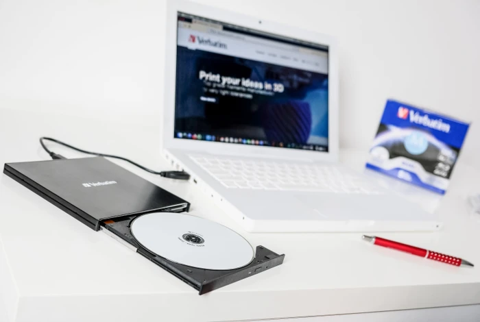Verbatim Externer CD/DVD-Brenner, SlimLine, USB-C 3.0
