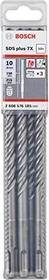 Bosch Professional SDS-plus-7X Hammerbohrer, 10x150x215mm, 10 Stück